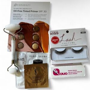 Face Roller & Eyelashes & Samples Bundle - YSL, Dr.Jart+, Davines & More